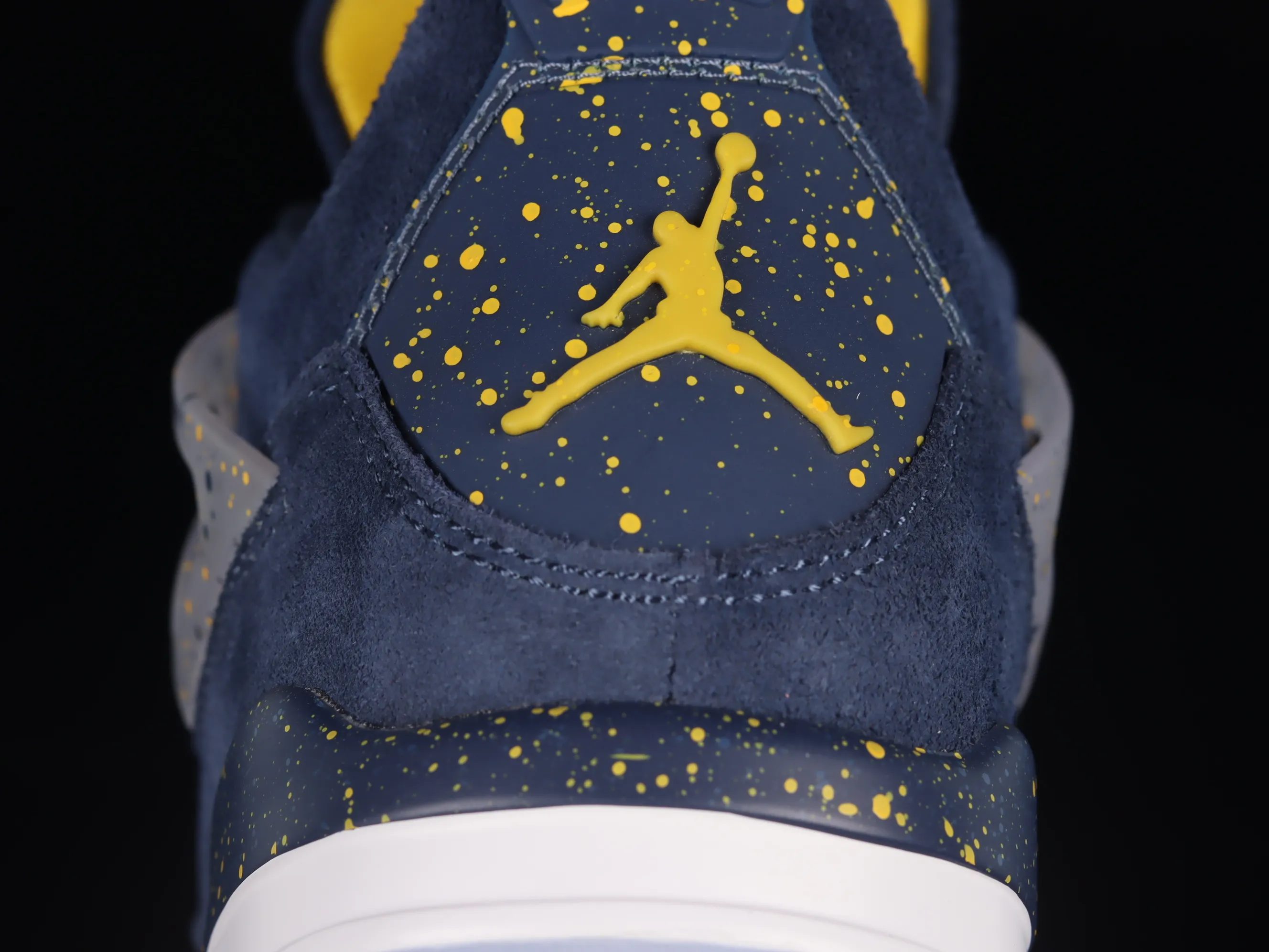 All categories Air Jordan Jordan series basketball shoes Air Jordan 4 Air Jordan 4 Retro AJ4 Joe 4 blue customized basketball shoes AJ4-1036660
